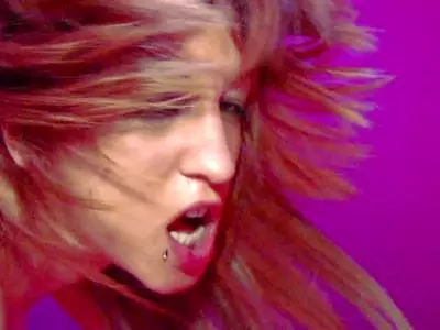 Fitte Nutte wird in ihre behaarte Möse gepoppt